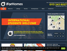 Tablet Screenshot of iforhomes.co.uk